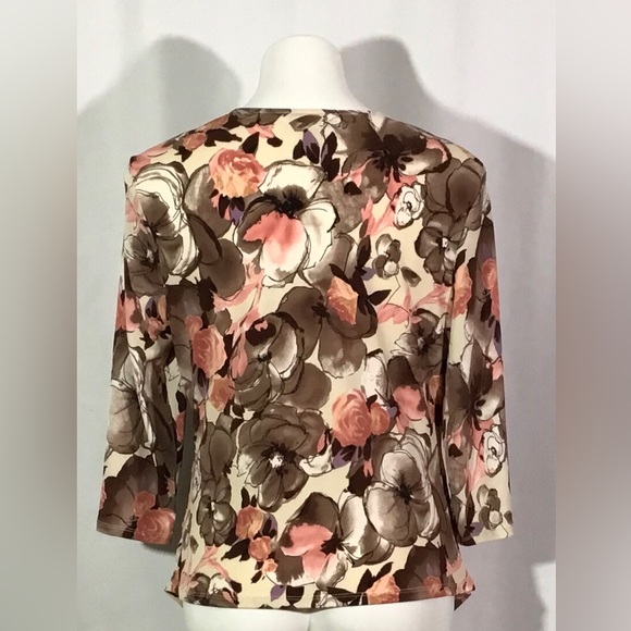 George stretch top/blouse mimosa  print - Picture 5 of 5